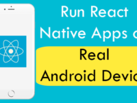 run react native on android emulator mac